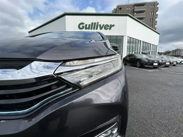 ホンダ シャトル ハイブリッド Z 長崎県 2016(平28)年 7.8万km ルーセブラックM ワンオーナー/純正メモリナビ/（ワンセグ、BT、CD、DVD）/バックカメラ/ハーフレザーシート/純正16インチAW/純正フロアマット/クルーズコントロール/プッシュスタート/スマートキー/ビルトインETC/パドルシフト/ルーフレール/衝突軽減ブレーキ/スペアキー