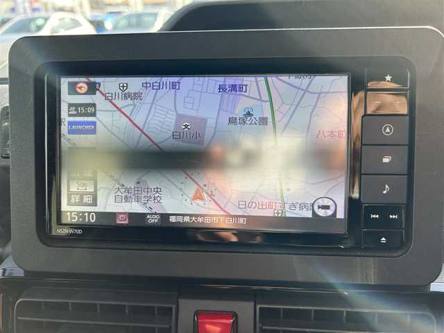 ダイハツ タント カスタム X 福岡県 2020(令2)年 7.4万km シャイニングホワイトパール ワンオーナー/スマートアシストIII搭載/純正ＳＤナビ/フルセグＴＶ/全周囲カメラ/ステアリングスイッチ/ナビ連動ドラレコ/両電動スライドドア/ハーフレザーシート/シートヒーター/アイドリングストップ/純正フロアマット/純正アルミホイール/ドアバイザー/プッシュスタート/スペアキー1本/取扱説明書/保証書