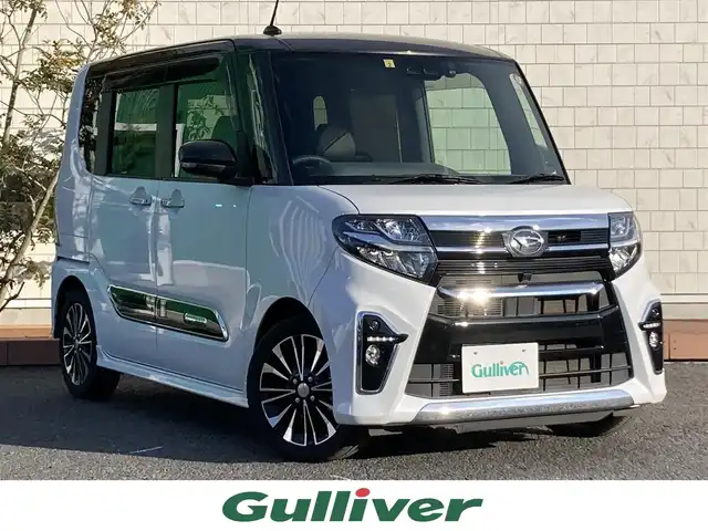 ダイハツ タント カスタム RS セレクション 茨城県 2020(令2)年 2.1万km ブラックマイカメタリック/シャイニングホワイトパール 純正ナビ・ＤＴＶ／ＤＶＤ／ＢＴ/・バックモニター/・両側パワスラ/・純正ドラレコ/・ＥＴＣ/・前席シートヒーター/・純正１５インチＡＷ/・Ｄ席ロングスライドシート/・衝突軽減