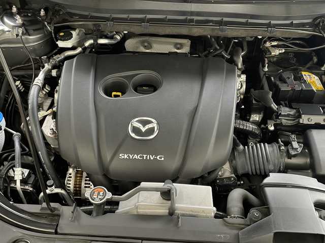 マツダ ＣＸ－５ 25S エクスクルーシブモード 新潟県 2023(令5)年 1.4万km マシーングレープレミアムM 4WD/禁煙車/i-ACTIVSENSE/BOSEプレミアムサウンド/純正SDナビ/(AM/FM/フルセグ/Bluetooth)/全方位モニター/前後ドライブレコーダー/パワーバックドア/レーダークルーズコントロール/LEDオートライト/レザーシート/前席パワーシート/全席シートヒーター/前席エアシート/純正19インチアルミホイール/パドルシフト/ステアリングリモコン/ステアリングヒーター/置くだけ充電/純正フロアマット/スマートキー/ETC