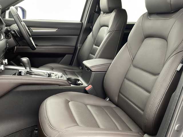 マツダ ＣＸ－５ 25S エクスクルーシブモード 新潟県 2023(令5)年 1.4万km マシーングレープレミアムM 4WD/禁煙車/i-ACTIVSENSE/BOSEプレミアムサウンド/純正SDナビ/(AM/FM/フルセグ/Bluetooth)/全方位モニター/前後ドライブレコーダー/パワーバックドア/レーダークルーズコントロール/LEDオートライト/レザーシート/前席パワーシート/全席シートヒーター/前席エアシート/純正19インチアルミホイール/パドルシフト/ステアリングリモコン/ステアリングヒーター/置くだけ充電/純正フロアマット/スマートキー/ETC