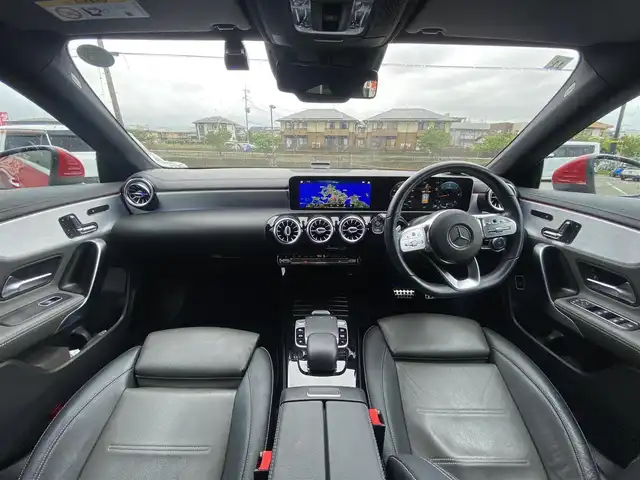 メルセデス・ベンツ ＣＬＡ２００ｄ AMGライン 福岡県 2019(令1)年 4.9万km ジュピターレッド ・レザーエクスクルーシブパッケージ/・ブラック/グレー2トーンレザーシート/・レーダーセーフティパッケージ/・アクティブディスタンスアシスト・ディストロニック/・アクティブブラインドスポット/・アクティブレーンキープアシスト/・アドバンスドパッケージ/・360度カメラ/・HUD/・パノラミックスライディングルーフ/・MBUX10.25メーカーナビ/フルセグTV/BT/USB/・アンビエントライト64色/・前席パワーシート/シートメモリー/シートヒーター/・ワイヤレス充電/・純正前後ドライブレコーダー/・パドルシフト/・マルチLEDヘッドライト/・純正AMG18インチAW/・ETC2.0/・保証書/取扱説明書/記録簿