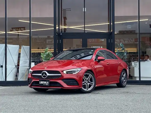 メルセデス・ベンツ ＣＬＡ２００ｄ AMGライン 福岡県 2019(令1)年 4.9万km ジュピターレッド ・レザーエクスクルーシブパッケージ/・ブラック/グレー2トーンレザーシート/・レーダーセーフティパッケージ/・アクティブディスタンスアシスト・ディストロニック/・アクティブブラインドスポット/・アクティブレーンキープアシスト/・アドバンスドパッケージ/・360度カメラ/・HUD/・パノラミックスライディングルーフ/・MBUX10.25メーカーナビ/フルセグTV/BT/USB/・アンビエントライト64色/・前席パワーシート/シートメモリー/シートヒーター/・ワイヤレス充電/・純正前後ドライブレコーダー/・パドルシフト/・マルチLEDヘッドライト/・純正AMG18インチAW/・ETC2.0/・保証書/取扱説明書/記録簿