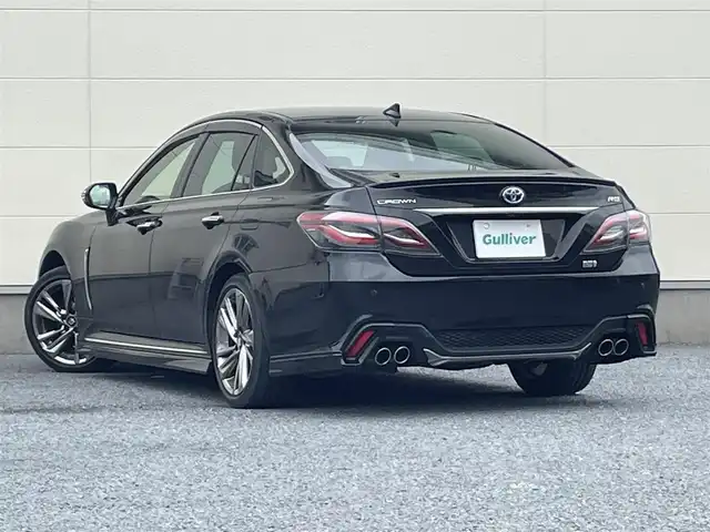 トヨタ クラウン ハイブリッド RS 茨城県 2021(令3)年 8.1万km プレシャスブラックパール 純正12.3インチナビ/バックカメラ/TRDエアロ/トヨタセーフティセンス/ブラインドスポットモニター/三眼LEDヘッドライト/オートマチックハイビーム/ステアリングヒーター/シートヒーター/パワーシート/ハーフレザーシート/盗難防止装置/ETC