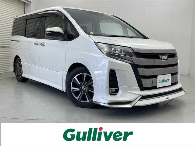 トヨタ ノア Si ダブルバイビーⅡ 茨城県 2019(令1)年 7.9万km ホワイトパールクリスタルシャイン 純正10型ナビ/バックカメラ/フルセグ/モデリスタエアロ/衝突被害軽減ブレーキ/車線逸脱抑制装置/クルーズコントロール/オートマチックハイビーム/クリアランスソナー/両側電動スライドドア/ETC/ドラレコ/シートヒーター/純正16インチAW/LEDヘッドライト/スマートキー