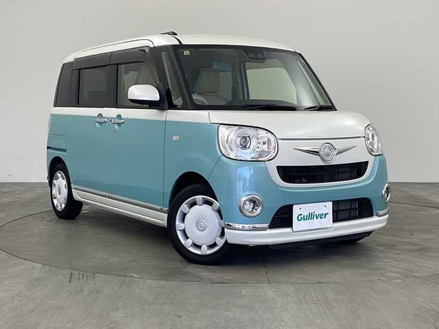 ダイハツ ムーヴ キャンバス G メイクアップ リミテッド　SAⅢ 兵庫県 2020(令2)年 3万km パールホワイトⅢ/ファインミントメタリック 2トーン 純正ナビ/CD/DVD/USB/SD/BT/TV/全方位カメラ/両側パワースライドドア/ETC/スマートアシスト３/オートハイビーム/衝突軽減ブレーキ/誤発進抑制制御システム/先行車発進お知らせ機能/前後ドライブレコーダー/オートライト/LEDヘッドライト/スマートキー×２/横滑り防止装置/ワンオーナー/取り扱い説明書/フロアマット/レザー調シートカバー