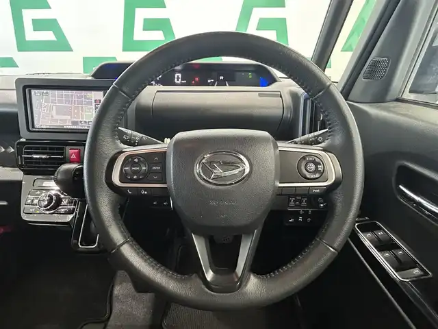 ダイハツ タント カスタム RS スタイルセレクション 鹿児島県 2021(令3)年 4.8万km シャイニングホワイトパール ワンオーナー　/禁煙車　/純正ナビ　/・フルセグＴＶ　/・Ｂｌｕｅｔｏｏｔｈ　/・CD/DVD/・AM/FM/・SD/・MSV　/バックカメラ　/前後コーナーセンサー　/アイドリングストップ　/前席シートヒーター　/電格ミラー　/フロントフォグランプ　/スマートキー/Pスタート/LEDヘッドライト/ステリモ