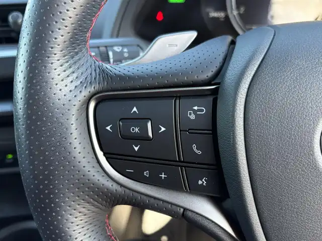 レクサス ＵＸ 250h Fスポーツ 大分県 2021(令3)年 4万km ホワイトノーヴァガラスフレーク ・純正10.3インチナビ/（BT/CD/DVD/フルセグ/USB/SD/Miracast）/・TRDエアロ/・ムーンルーフ/・赤レザーシート/・全方位カメラ/・三眼LEDヘッドライト/・ヘッドアップディスプレイ/・レーダークルーズコントロール/・ドライブレコーダー/・ETC2.0/・テレビキャンセラー/・パワーバックドア/・シートヒーター/・ベンチレーション/・プリクラッシュセーフティ/・クリアランスソナー/・ドライブモード/・ブレーキホールド/・BSM/・パドルシフト/・純正アルミホイール