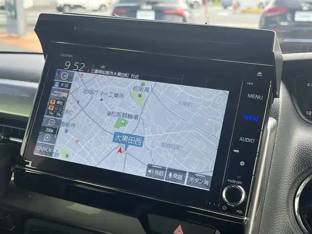 ホンダ Ｎ ＢＯＸ カスタム L ターボ スタイル+ブラック 三重県 2022(令4)年 3.7万km クリスタルブラックパール ターボ/7CVT/ホンダセンシング/パーキングセンサーシステム/レーダークルーズ/純正9インチナビゲーション/地デジTV/DVD/CD/Bluetooth/バックカメラ/両側パワースライドドア/LEDヘッドランプ/ブラック加飾付きバンパー/ブラックアルミホイール/メタルスモーク偏光塗装インパネ加飾/メタルスモーク加飾付き革巻きステアリング/シートヒーター（運転席・助手席）/スマートキー/前後ドラレコ/ETC