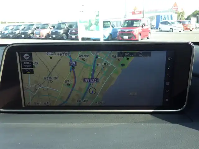 レクサス ＲＸ 450h Fスポーツ 千葉県 2018(平30)年 5.3万km ホワイトノーヴァガラスフレーク Lexus Safety System+/・プリクラッシュセーフティ/・レーンディパーチャーアラート/・オートハイビーム/・レーダークルーズコントロール/・ブラインドスポットモニター/・RCTA（リヤクロストラフィックアラート）/パワーバックドア/ブラックレザーシート/前席パワーシート/エアシート/シートヒーター/リア電動リクライニングシート/純正SDナビ/地デジTV/【BD/DVD/CD再生機能　Bluetooth接続】/バックカメラ/革巻きステアリング/ステアリングスイッチ/パドルシフト/ETC（2.0）/3眼LEDヘッドライト/フォグライト/ウインカーミラー/クリアランスソナー/純正20インチアルミホイル/サイド/カーテンエアバッグ/スマートキー