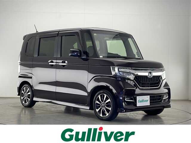 ホンダ Ｎ ＢＯＸ カスタム G L ホンダセンシング 宮崎県 2018(平30)年 5.2万km プレミアムベルベットパープル・パール Honda SENSING/〇（衝突軽減ブレーキ〈CMBS〉/〇誤発進抑制機能/〇後方誤発進抑制機能/〇歩行者事故低減ステアリング/〇路外逸脱抑制機能/〇ACC〈アダプティブ・クルーズ・コントロール〉/〇LKAS〈車線維持支援システム〉/〇オートハイビーム/〇先行車発進お知らせ機能/〇標識認識機能/純正7型SDナビ/フルセグTV/CD/DVD/Bluetooth/バックカメラ/片側パワースライドドア/LEDヘッドライト/ビルトインETC/純正14インチAW/スマートキー×２/取扱説明書/ナビ取扱説明書