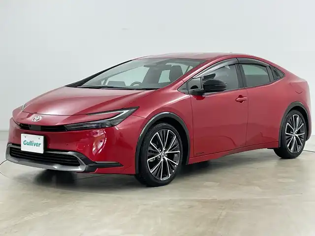 トヨタ プリウス Z 道央・札幌 2023(令5)年 0.7万km エモーショナルレッドⅡ ・純正メモリーナビ&フルセグ&BT&USB/・寒冷地仕様/・パワーバックドア/・パノラミックビューモニター/・トヨタセーフティセンス/・プリクラッシュセーフティ/・ブラインドスポットモニター/・レーダークルーズコントロール/・レーントレーシングアシスト/・レーンディパーチャーアラート/・ロードサインアシスト/・クリアランスソナー/・プロアクティブドライビングアシスト/・発信遅れ告知機能/・横滑り防止装置/・デジタルインナーミラー/・レザーシート/・前席シートヒーター/・前席シートベンチレーション/・D席パワーシート/・ステアリングヒーター/・革巻きステアリング/・ステアリングスイッチ/・AC100V/・プッシュスタート/・電格ミラー/・ドアバイザー/・純正フロアマット/・LEDヘッドライト/・オートマチックハイビーム/・オートライト/・ヘッドライトレベライザー/・スマートキー