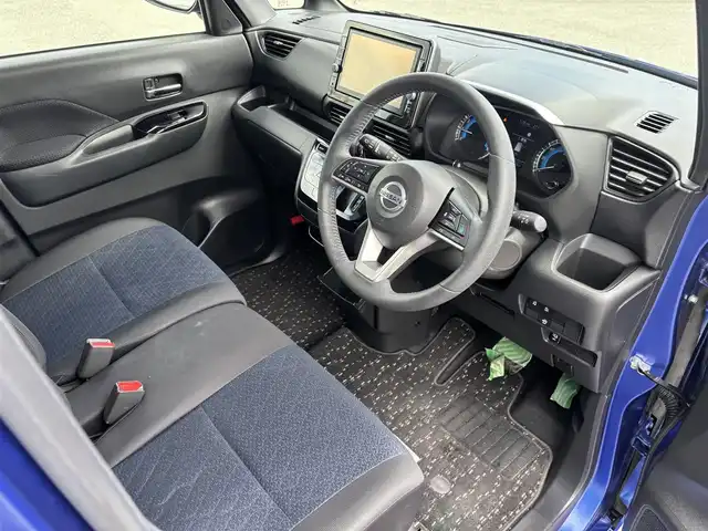 日産 ルークス HWS Gターボ プロパイロットED 福岡県 2020(令2)年 3.3万km アトランティックブルー 純正9インチナビ/フルセグTV/バックカメラ/アラウンドビューモニター/パワースライドドア（両側）/ETC/ドライブレコーダー/先進安全装備/インテリジェントエマージェンシーブレーキ/プロパイロット/アダプティブLEDヘッドランプ/オートライト/フォグランプ/純正15インチアルミ/オートエアコン/オートブレーキホールド/パーソナルテーブル（後席）/USB電源ソケット/インテリジェントキー/禁煙車/サーキュレーター