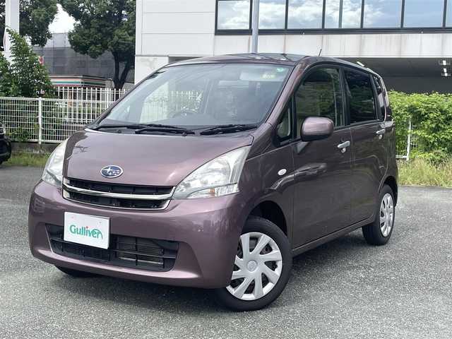 スバル ステラ L 熊本県 2012(平24)年 2.2万km シルキーマルーンクリスタルM 社外ナビ/（CD・DVD・フルセグTV・BTオーディオ・SD）/エコアイドル/電動格納ミラー/純正フロアマット/キーレス/スペアキー×1本
