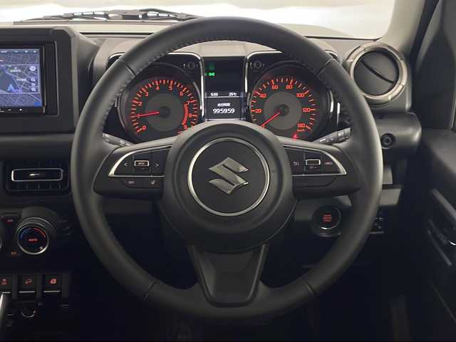 スズキ ジムニー XC 宮崎県 2022(令4)年 3.9万km ジャングルグリーン 禁煙車/衝突被害軽減ブレーキ/社外ナビTV/（ストラーダ/CN-HE01D/CD/Bluetooth/フルセグTV)/社外バックカメラ/社外ETC/社外前後ドライブレコーダー/純正16インチアルミ/純正セキュリティアラーム/純正シートカバー/純正LEDオートライト/純正フォグ/純正フロアマット/クルーズコントロール/オートマチックハイビーム/レーンディパーチャーアラート/ダウンヒルアシストコントロール/前席シートヒーター/オートエアコン/本革巻ハンドル/スマートキー/プッシュエンジンスタート/新車時保証書/取扱い説明書