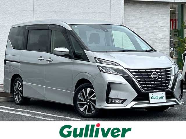 日産 セレナ ハイウェイスター V 千葉県 2020(令2)年 2.5万km ブリリアントシルバー 10型ナビ 全方位カメラ プロパイロット ドラレコ ETC 両側パワースライドドア ハンズフリーオートスライドドア フルセグ ブルーレイ パーキングアシスト 16AW LEDライト オートライト
