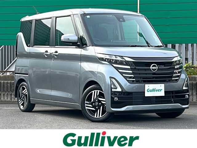 日産 ルークス ハイウェイスター X 千葉県 2024(令6)年 2.3万km チタニウムグレーメタリック 純正ナビ/Bluetooth搭載/フルセグTV/全方位カメラ/バックカメラ/フロントカメラ/サイドカメラ/AAC/片側パワースライドドア/純正14インチアルミホイール/純正フロアマット/LEDヘッドライト/オートライト/ビルトインETC/スマートキー