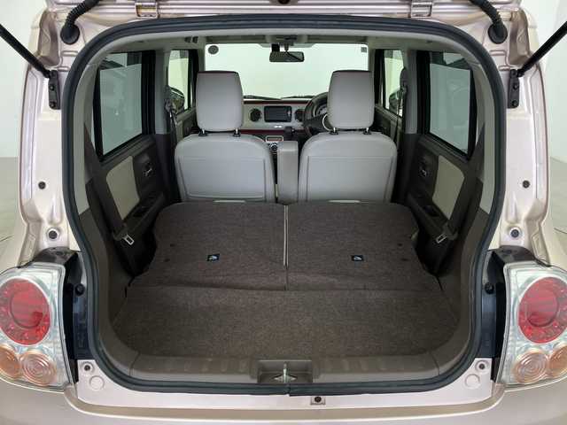 スズキ ラパン ショコラ X 鹿児島県 2014(平26)年 6.5万km シャンパンピンクPM 純正ナビ/(BT/AM/FM/ワンセグTV)/前方ドライブレコーダー/バックカメラ/レザーシート/アイドリングストップ/革巻きステアリング/ウィンカーミラー/ベンチシート/純正フロアマット/オートライト