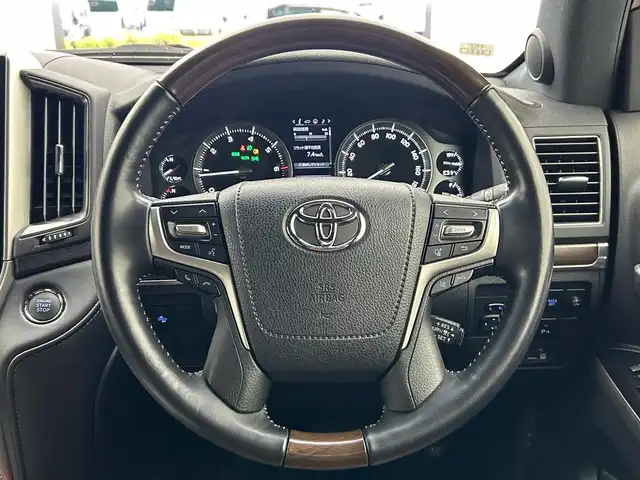 トヨタ ランドクルーザー ZX 宮城県 2018(平30)年 3.6万km ホワイトパールクリスタルシャイン 純正メーカーオプションナビ/（AM/FM/CD/DVD/BT/SD/USB/AUX）/サンルーフ/1列目、２列目シートヒーター/前席シートエアコン/レーダークルーズコントロール/前方ドライブレコーダー/（HDR-352GH）/バックカメラ/ETC2.0/M’s speedエアロ/M’s speedマフラー/M’s speed22インチアルミホイール/社外アクティブサスコントローラー/オートライト/AHB/ドアバイザー