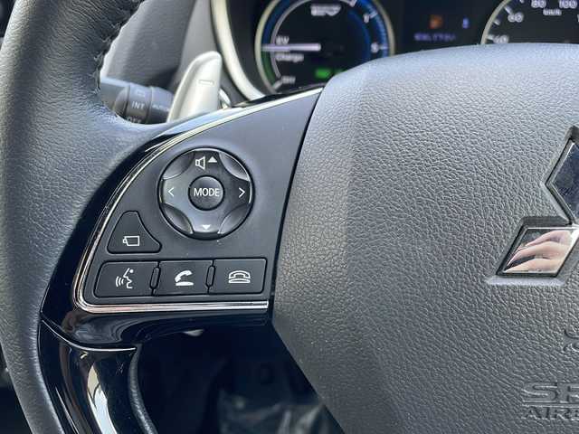 三菱 エクリプス クロス ＰＨＥＶ P 道北・旭川 2020(令2)年 6.1万km チタニウムグレーメタリック ・４ＷＤ/・禁煙車/・純正ナビ/　フルセグ・ＢＴ・ＵＳＢ/・全方位カメラ/・ハーフレザーシート/・前席シートヒーター/・Ｄ席パワーシート/・ラリーアートスタイリンングパッケージ/　フロントアンダーガーニッシュ/　サイドエクステンション/　リヤアンダーガーニッシュ/・スマートキー/・衝突軽減ブレーキ/・車線逸脱警報/・レーダークルーズコントロール/・誤発進抑制機能/・後側方車両検知警報システム/・後退時車両検知警報システム/・ヘッドアップディスプレイ/・１５００Ｗ/・パドルシフト/・LEDオートライト/・オートハイビーム/・ステアリングヒーター/・純正１８インチアルミ/・前後ドライブレコーダー/・ETC/・保証書/・取説