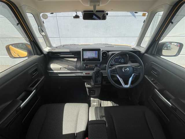 マツダ フレアワゴンタフスタイル ハイブリッドXS 千葉県 2023(令5)年 0.7万km 黄Ⅱ デュアルブレーキサポート/純正７インチナビ/Ｂｌｕｅｔｏｏｔｈ/バックカメラ/フルセグＴＶ/ＥＴＣ/オートハイビーム/レーダークルーズコントロール/フォグランプ/両側パワースライドドア/シートヒーター/後席サーキュレーター