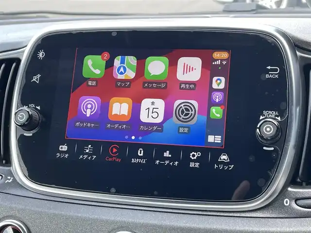 アバルト ５９５ コンペティツィオーネ 埼玉県 2020(令2)年 4万km 黒 ブラウンレザーシート/Ａｐｐｌｅ　Ｃａｒ　Ｐｌａｙ/純正ディスプレイオーディオ/クリアランスソナー/純正１７インチアルミホイール/ＨＩＤヘッドライト/ＥＴＣ