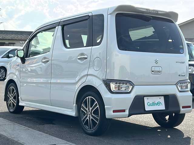 スズキ ワゴンＲ スティングレー HYBRID T 香川県 2017(平29)年 7.1万km ピュアホワイトP 純正ナビ/フルセグテレビ/ヘッドアップディスプレイ/バックカメラ/オートライト/LEDヘッドライト/運転席シートヒーター/ETC