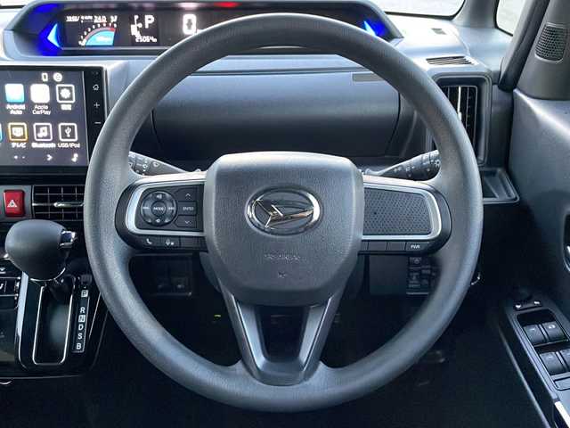 ダイハツ タント カスタム X 山口県 2023(令5)年 2.5万km シャイニングホワイトパール 純正9インチディスプレイオーディオ/・Bluetooth接続/・Apple CarPlay/Android　Auto/・フルセグテレビ/バックカメラ/ビルトインETC/ドライブレコーダー/スマートアシスト/・衝突警報機能/・誤発進抑制制御機能/・車線逸脱警報機能/・ふらつき警報/・標識認識機能/・アダプティブドライビングビーム/オートマチックハイビーム/純正フロアマット/ハーフシート/シートヒーターD席/N席/両側パワースライドドア/スマートキー/プッシュスタート/純正14インチアルミホイール/純正LEDライト/ドアバイザー/ウィンカーミラー/保証書