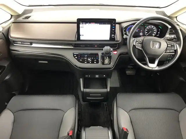 ホンダ オデッセイ ハイブリッド e:HEVアブソルート EX 愛知県 2021(令3)年 2.1万km プレミアムヴィーナスブラックP 10インチ純正ナビ/フリップダウンモニター　/アラウンドビューモニター　/衝突軽減ブレーキ　/ＨＤＭＩ/USB/レーダークルーズコントロール/ジェスチャーコントロール/BSM/電子パーキング　/オートホールド　/ハーフレザー　/パワーシート　/ビルトインＥＴＣ　/ドライブレコーダー/パワースライドドア/アルミホイール/LEDライト/オートハイビーム