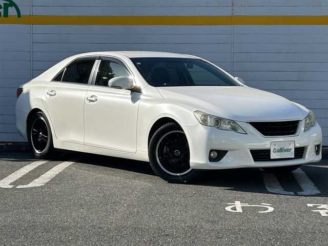 トヨタ マークＸ 250G リラックスセレクション 埼玉県 2010(平22)年 7.3万km ホワイトパールクリスタルシャイン 社外ナビ/　(Bluetooth/CD/DVD/FM)/フルセグテレビ/ビルトインETC/前後ドライブレコーダー/パワーシート/プッシュスタート/オートハロゲンヘッドライト/ドアバイザー/純正フロアマット/社外17インチアルミホイール