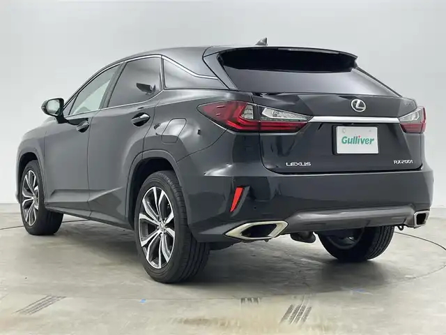 レクサス ＲＸ 200t バージョンL 岡山県 2016(平28)年 8.5万km 黒 純正12.3インチナビ/（CD/BD/DVD/BT/TV)/全方位カメラ/レザーシート/シートベンチレーション/ステアリングヒーター/パワーバックドア/サンルーフ/HUD/BSM/スペアタイヤ