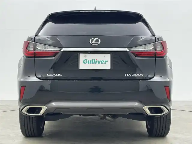 レクサス ＲＸ 200t バージョンL 岡山県 2016(平28)年 8.5万km 黒 純正12.3インチナビ/（CD/BD/DVD/BT/TV)/全方位カメラ/レザーシート/シートベンチレーション/ステアリングヒーター/パワーバックドア/サンルーフ/HUD/BSM/スペアタイヤ