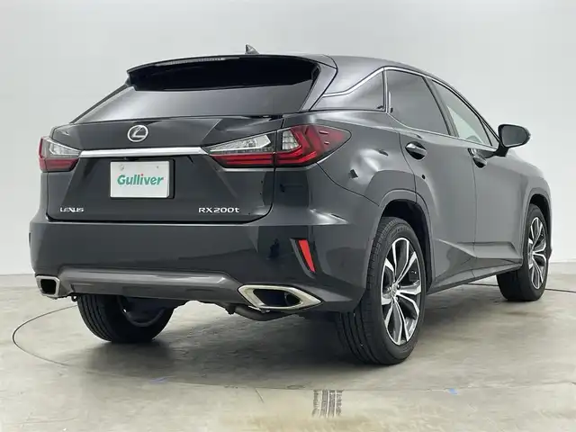 レクサス ＲＸ 200t バージョンL 岡山県 2016(平28)年 8.5万km 黒 純正12.3インチナビ/（CD/BD/DVD/BT/TV)/全方位カメラ/レザーシート/シートベンチレーション/ステアリングヒーター/パワーバックドア/サンルーフ/HUD/BSM/スペアタイヤ
