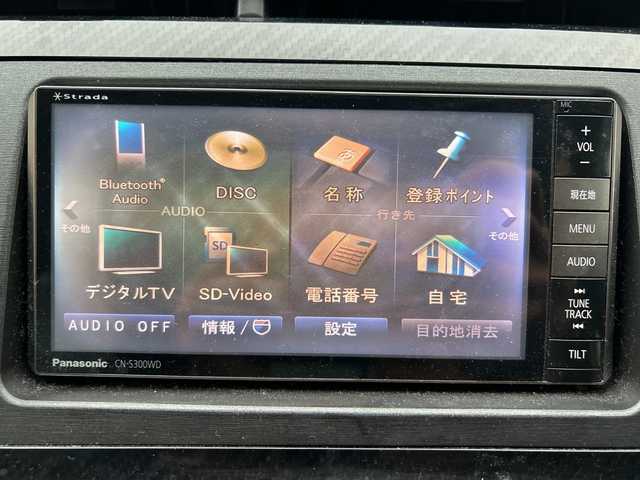 トヨタ プリウス S ツーリングセレ G’s 沖縄県 2012(平24)年 10.2万km 黒 ナビ　/（ＡＭ／ＦＭ／ＣＤ／ＤＶＤ／ＢＴ）　/フルセグＴＶ　/ＣＤチャージャー　/純正フロアマット　/純正１８ＡＷ　/ＬＥＤヘッドライト　/オートライト　/ＵＳＢ入力端子　/スマートキー　/ＥＴＣ