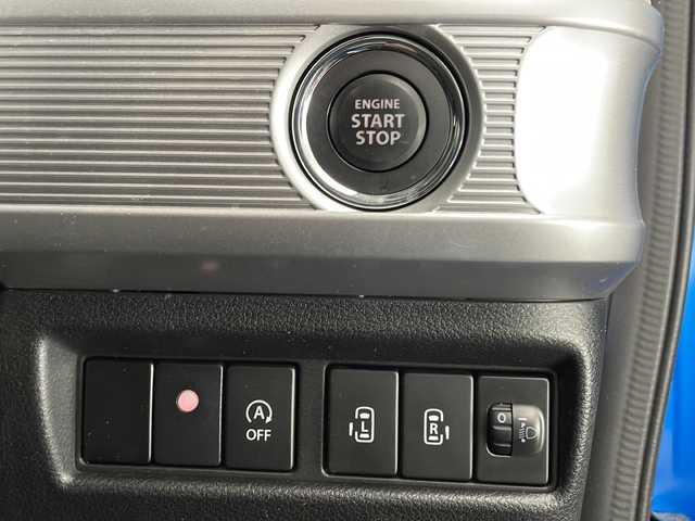 スズキ スペーシア HYBRID X 宮崎県 2018(平30)年 4.5万km ブリスクブルーM 禁煙車/衝突被害軽減ブレーキ/社外ナビTV/（KXM-E502W/CD/DVD/Bluetooth/フルセグTV)/社外ドライブレコーダー/社外ETC/純正セキュリティアラーム/純正フロアマット/両側電動スライドドア/レーンディパーチャーアラート/クリアランスソナー/ウインカードアミラー/リアプライバシーガラス/リアサーキュレーター/シートヒーター/スマートキー/プッシュエンジンスタート/スペアキー
