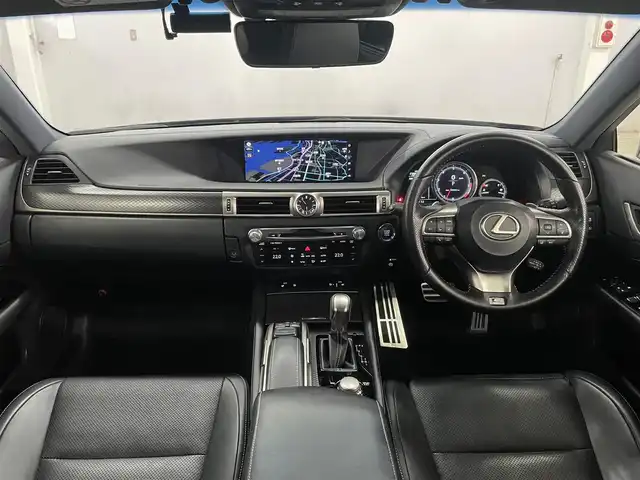 レクサス ＧＳ 350 Fスポーツ 兵庫県 2018(平30)年 7.1万km ダークグレーマイカ レイズFORGED 19インチAW/車高調サス/ムーンルーフ/黒革/純正ナビ/バックカメラ/フルセグTV/ETC/ACC/LKA/BSM/パワーシート/シートヒーター/ベンチレーション/スマートキー/LEDヘッドライト