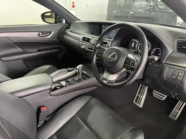 レクサス ＧＳ 350 Fスポーツ 兵庫県 2018(平30)年 7.1万km ダークグレーマイカ レイズFORGED 19インチAW/車高調サス/ムーンルーフ/黒革/純正ナビ/バックカメラ/フルセグTV/ETC/ACC/LKA/BSM/パワーシート/シートヒーター/ベンチレーション/スマートキー/LEDヘッドライト