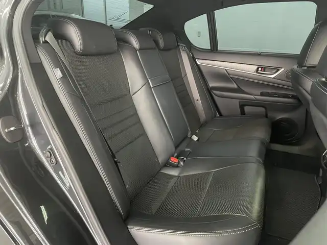 レクサス ＧＳ 350 Fスポーツ 兵庫県 2018(平30)年 7.1万km ダークグレーマイカ レイズFORGED 19インチAW/車高調サス/ムーンルーフ/黒革/純正ナビ/バックカメラ/フルセグTV/ETC/ACC/LKA/BSM/パワーシート/シートヒーター/ベンチレーション/スマートキー/LEDヘッドライト