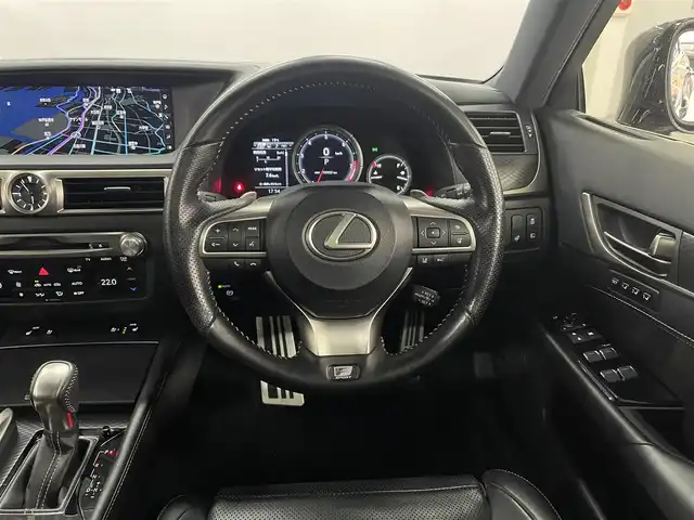 レクサス ＧＳ 350 Fスポーツ 兵庫県 2018(平30)年 7.1万km ダークグレーマイカ レイズFORGED 19インチAW/車高調サス/ムーンルーフ/黒革/純正ナビ/バックカメラ/フルセグTV/ETC/ACC/LKA/BSM/パワーシート/シートヒーター/ベンチレーション/スマートキー/LEDヘッドライト
