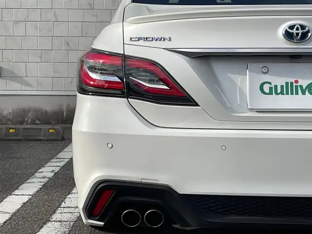 トヨタ クラウン ハイブリッド RS アドバンス 宮崎県 2018(平30)年 9万km ホワイトパールクリスタルシャイン 純正ナビ/(AM.FM.Bluetooth.DVD.CD.USB)/フルセグTV/クリアランスソナー/ETC2.0/クルーズコントロール/パーキングアシスト/ドライブレコーダー/パワーシート/シートヒーター/エアシート/オートライト/オートマチックハイビーム/オートエアコン/レーンキープアシスト/衝突軽減ブレーキ/横滑り防止機能/パワーバックドア/スマートキー