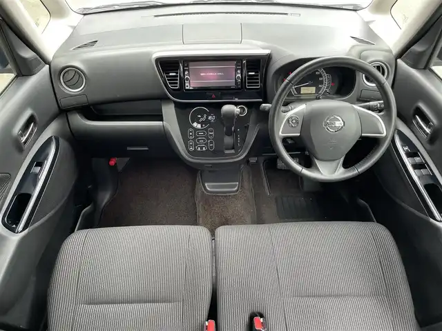日産 デイズ ルークス X Vセレクション 福島県 2019(令1)年 3.3万km ホワイトパール 純正ナビ/CD/DVD/Bluetooth/フルセグTV/アラウンドビューカメラ/両側電動スライドドア/コーナーセンサー/エマージェンシーブレーキ/オートライト/純正アルミホイール/プッシュスタート/スマートキー