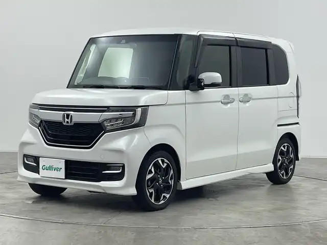 ホンダ Ｎ ＢＯＸ カスタム G L ターボ ホンダセンシング 群馬県 2020(令2)年 8.5万km プラチナホワイトパール ８型ナビ　バックカメラ　アダプティブクルーズコントロール　シートヒーター　レーンキープアシスト　衝突被害軽減ブレーキ　ドライブレコーダー　ＥＴＣ２．０　両側パワースライドドア　ＬＥＤライト　禁煙車