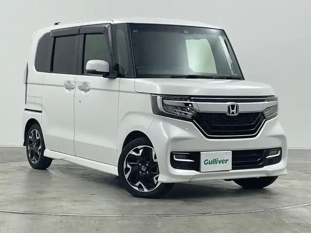 ホンダ Ｎ ＢＯＸ カスタム G L ターボ ホンダセンシング 群馬県 2020(令2)年 8.5万km プラチナホワイトパール ８型ナビ　バックカメラ　アダプティブクルーズコントロール　シートヒーター　レーンキープアシスト　衝突被害軽減ブレーキ　ドライブレコーダー　ＥＴＣ２．０　両側パワースライドドア　ＬＥＤライト　禁煙車