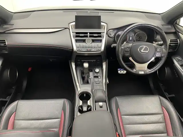 レクサス ＮＸ 200t Fスポーツ 兵庫県 2017(平29)年 5.9万km グラファイトブラックガラスフレーク 純正SDナビ(CD/DVD/USB/Bluetooth/フルセグ)/バック・サイドカメラ/ガラスルーフ/パワーバックドア/レザーシート/シートヒーター/エアシート/パワーシート/ステアリングヒーター/追従型クルーズコントロール/パドルシフト/3眼LEDヘッドライト/LEDフォグライト/オートライト/前後コーナーセンサー/純正18インチアルミホイール/純正フロアマット/ダウンサス/前後ドライブレコーダー/スペアキー/カードキー/電子パーキングブレーキ/ブレーキホールド