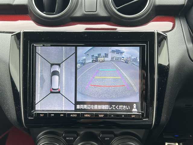 スズキ スイフト スポーツ セーフティPKG 富山県 2018(平30)年 5.9万km プレミアムシルバーメタリック 全周囲カメラ/スマートキー×２/社外8インチメモリナビ(CN-RZ83)/DVD/BT/フルセグTV/MSV/TVキャンセラー/ETC/純正ドラレコ/プッシュスタート/衝突安全ブレーキ/レーンキープ/レーダークルコン/オートライト/ステアリングスイッチ/フォグランプ/ドアバイザー/純正フロアマット/皮巻きステアリング/横滑り防止装置/オートリトラミラー/保証書・取説・ナビ取説/点検記録簿(R7/3)