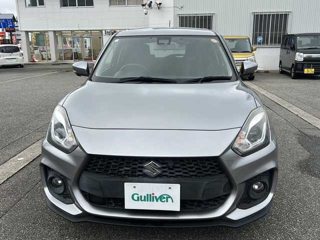 スズキ スイフト スポーツ セーフティPKG 富山県 2018(平30)年 5.9万km プレミアムシルバーメタリック 全周囲カメラ/スマートキー×２/社外8インチメモリナビ(CN-RZ83)/DVD/BT/フルセグTV/MSV/TVキャンセラー/ETC/純正ドラレコ/プッシュスタート/衝突安全ブレーキ/レーンキープ/レーダークルコン/オートライト/ステアリングスイッチ/フォグランプ/ドアバイザー/純正フロアマット/皮巻きステアリング/横滑り防止装置/オートリトラミラー/保証書・取説・ナビ取説/点検記録簿(R7/3)