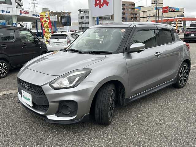スズキ スイフト スポーツ セーフティPKG 富山県 2018(平30)年 5.9万km プレミアムシルバーメタリック 全周囲カメラ/スマートキー×２/社外8インチメモリナビ(CN-RZ83)/DVD/BT/フルセグTV/MSV/TVキャンセラー/ETC/純正ドラレコ/プッシュスタート/衝突安全ブレーキ/レーンキープ/レーダークルコン/オートライト/ステアリングスイッチ/フォグランプ/ドアバイザー/純正フロアマット/皮巻きステアリング/横滑り防止装置/オートリトラミラー/保証書・取説・ナビ取説/点検記録簿(R7/3)