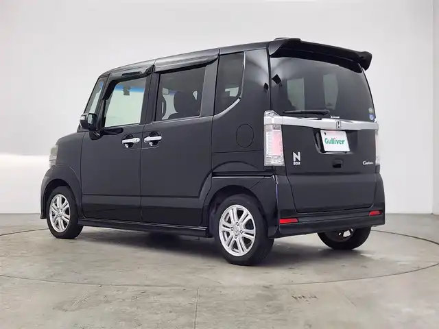 ホンダ Ｎ ＢＯＸ カスタム G Lパッケージ 愛知県 2012(平24)年 2.8万km クリスタルブラックパール 純正7インチナビ/バックカメラ/ワンセグTV/横滑り防止装置/盗難防止装置/オートライト/フォグランプ/片側パワースライドドア/前後ドライブレコーダー/ETC/純正AW/純正フロアマット/プッシュスタート/スマートキー