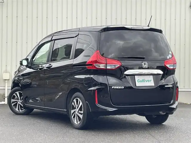ホンダ フリード ハイブリット EX 山形県 2017(平29)年 6.3万km クリスタルブラックパール 衝突被害軽減システム/純正SDナビ/　　【CD　DVD　BT　フルセグ　USB　AUX　MSV】/バックカメラ/両側パワースライドドア/アダプティブクルーズコントロール/LEDオートライト/ハーフレザーシート/シートヒーター/純正15インチアルミホイール/アイドリングストップ/電動格納ウィンカーミラー/純正フロアマット/スマートキー×2/ETC