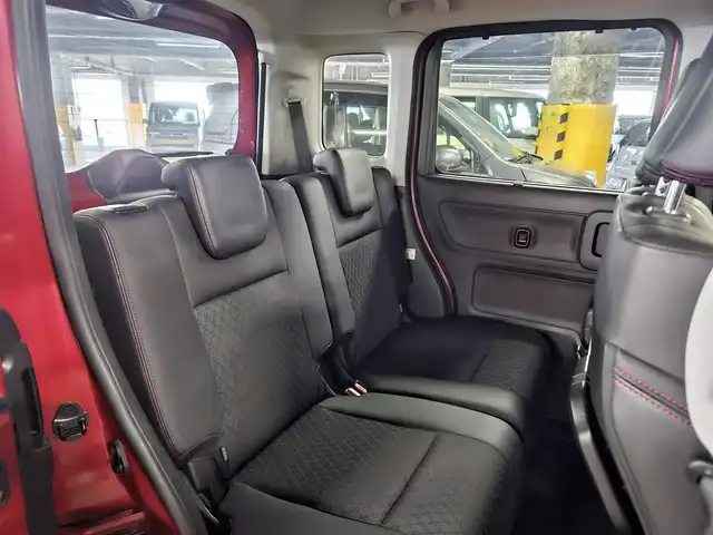 スズキ スペーシア カスタム HYBRID XS 鹿児島県 2019(令1)年 3.9万km フェニックスレッドパール ワンオーナー/ストラーダナビ/ワンセグTV/両側パワースライドドア/ETC/ドライブレコーダー/セーフティサポート/・衝突被害軽減ブレーキ/・後退時ブレーキサポート/・車線逸脱警報/・前後誤発進抑制/・リアパーキングセンサー/LEDヘッドランプ/革巻きステアリング/ステアリングスイッチ/ハーフレザーシート/運転席シートヒーター/純正15インチアルミホイール/スマートキー/プッシュエンジンスタート/禁煙車